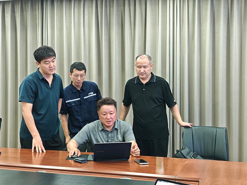 0718歐迅貿(mào)易和星普液壓赴山東盛源濟寧分公司洽談合作(張子嫻)