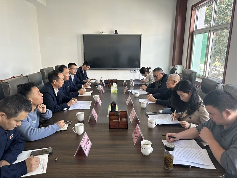 濟寧市技改項目調(diào)研組到盛源工業(yè)調(diào)研指導(dǎo)